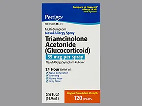 triamcinolone acetonide 55 mcg nasal spray aerosol
