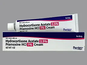 hydrocortisone-pramoxine 2.5 %-1 % rectal cream