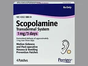Scopolamine Patch Tablet Uses Benefits and Symptoms Side Effects