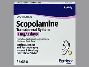 Scopolamine Transdermal: Uses, Side Effects, Interactions, Pictures, Warnings & Dosing - WebMD