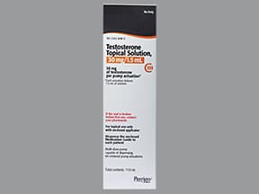 testosterone 30 mg/actuation (1.5 mL) transderm solution metered pump