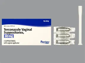 terconazole 80 mg vaginal suppository