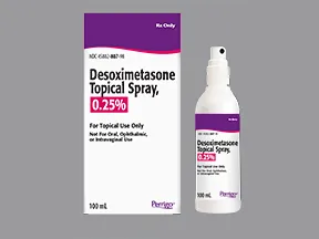 desoximetasone 0.25 % topical spray