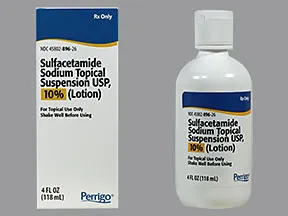 sulfacetamide sodium (acne) 10 % lotion (suspension)