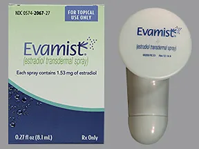 Evamist 1.53 mg/spray (1.7 %) transdermal spray