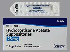 hydrocortisone acetate 25 mg rectal suppository