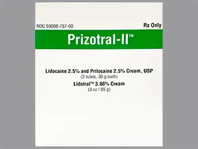 Prizotral-II 2.5 %-2.5 %-3.88 % topical cream