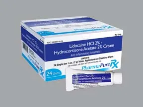 lidocaine 2 %-hydrocortisone 2 %-aloe vera rectal kit