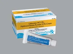 lidocaine 3 %-hydrocortisone 0.5 % rectal cream