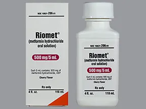 Riomet 500 mg/5 mL oral solution
