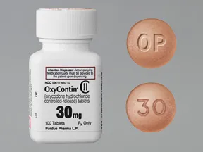 OxyContin 30 mg tablet,crush resistant,extended release