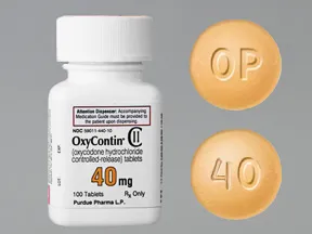 OxyContin 40 mg tablet,crush resistant,extended release
