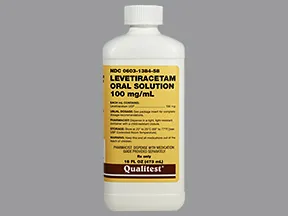levetiracetam 100 mg/mL oral solution