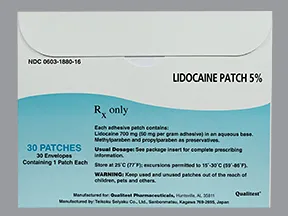 lidocaine 5 % topical patch