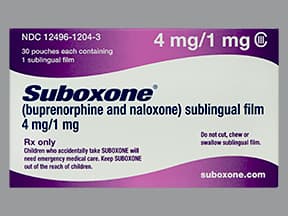Suboxone 4 mg-1 mg sublingual film
