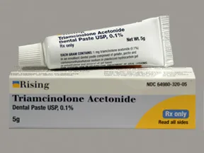 triamcinolone acetonide 0.1 % dental paste