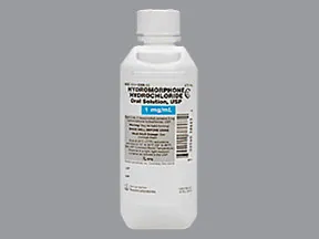 hydromorphone 1 mg/mL oral liquid