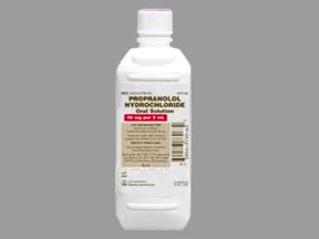 Propranolol liquid recipe