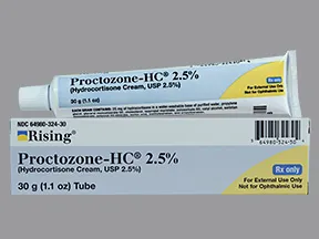 Proctozone-HC 2.5 % topical cream perineal applicator