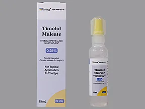 timolol maleate 0.25 % eye drops
