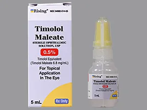 timolol maleate 0.5 % eye drops