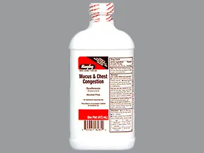 Mucus-Chest Congestion 100 mg/5 mL oral liquid
