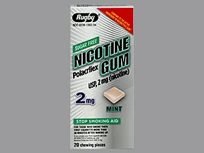 nicotine (polacrilex) 2 mg gum