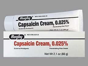 capsaicin 0.025 % topical cream