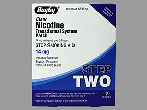 nicotine 14 mg/24 hr daily transdermal patch