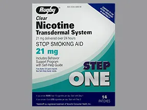 nicotine 21 mg/24 hr daily transdermal patch