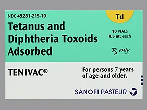 Tenivac (PF) 5 Lf unit-2 Lf unit/0.5 mL intramuscular suspension