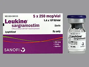 Leukine 250 mcg solution for injection