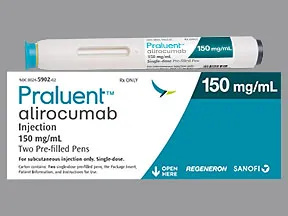 Praluent Pen 150 mg/mL subcutaneous pen injector