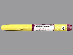 Admelog SoloStar U-100 Insulin lispro 100 unit/mL subcutaneous pen