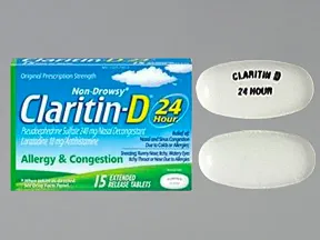 Claritin-D 24 Hour 10 mg-240 mg tablet,extended release