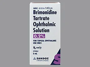 brimonidine 0.2 % eye drops
