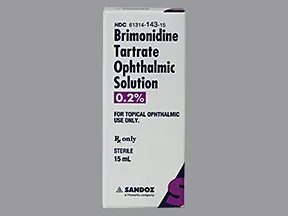 brimonidine 0.2 % eye drops