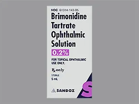 brimonidine 0.2 % eye drops