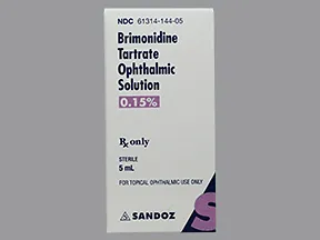 brimonidine 0.15 % eye drops