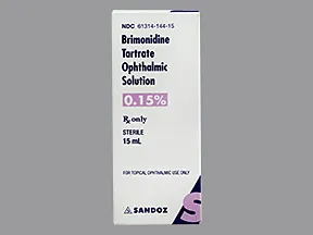 brimonidine 0.15 % eye drops
