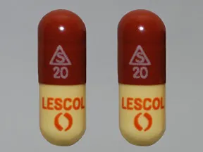 Lescol 20 mg capsule