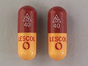 Lescol 40 mg capsule