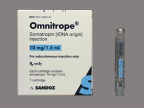 Omnitrope 10 mg/1.5 mL (6.7 mg/mL) subcutaneous cartridge