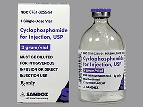cyclophosphamide 2 gram intravenous powder for solution