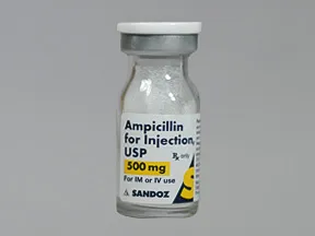 ampicillin 500 mg solution for injection