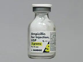 ampicillin 2 gram solution for injection