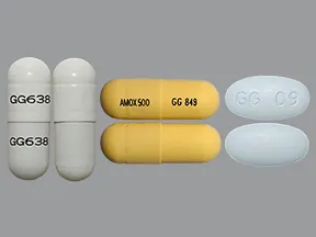 amoxicillin 500 mg-clarithromycin 500 mg-lansoprazole 30 mg combo pack