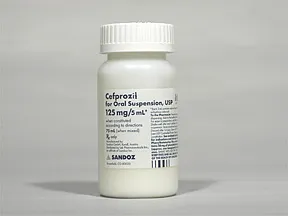 cefprozil 125 mg/5 mL oral suspension