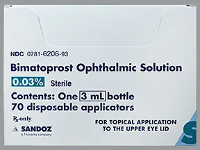 bimatoprost 0.03 % drops with applicator, eyelash base