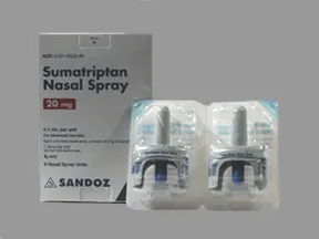 sumatriptan 20 mg/actuation nasal spray